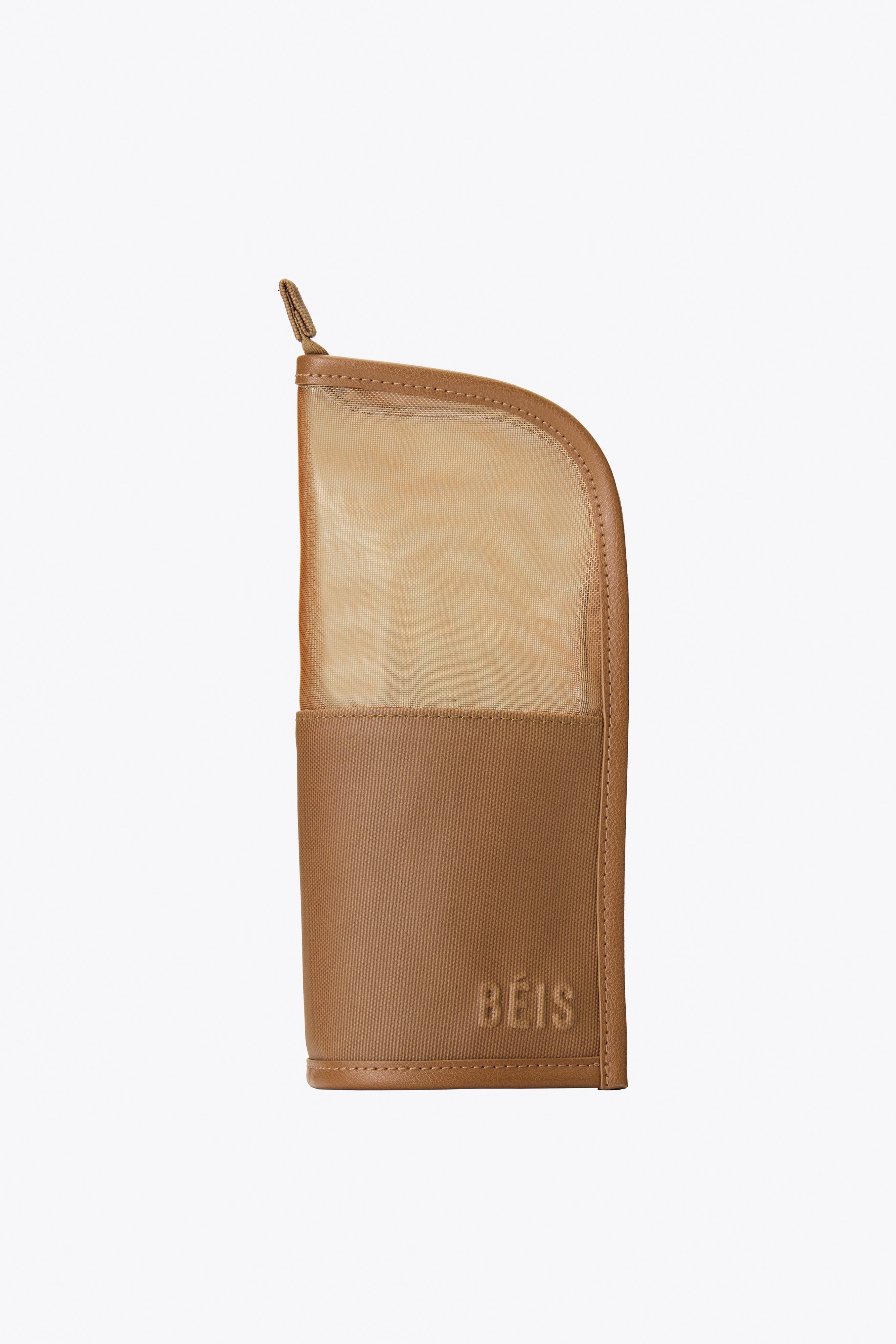 Resale The Makeup Brush Pouch in Camel