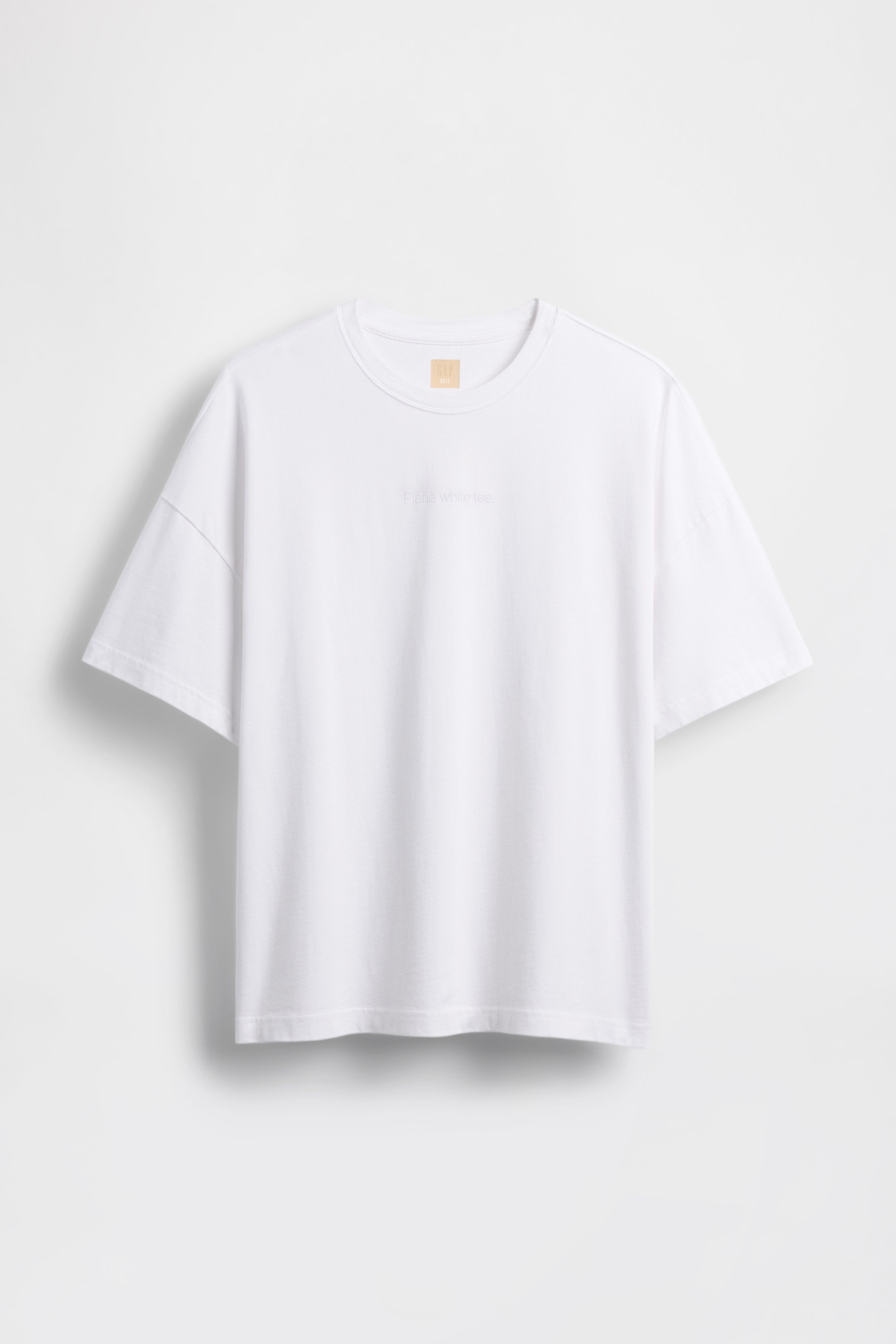 GAP X BEIS Graphic Oversized T-Shirt in Optic White