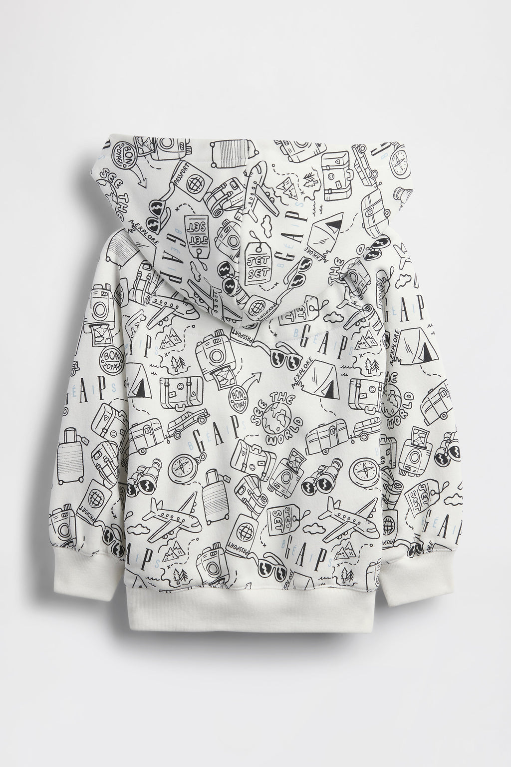 GAP X BÉIS Doodle Hoodie in Optic White